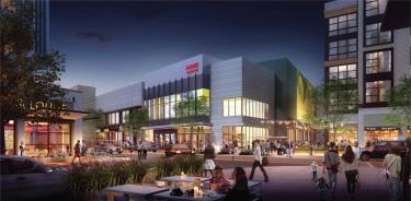 South Bay Town Center proposal: A rendering of the proposed South Bay Town Center project in Dorchester, which BRA director Brian Golden singles out as a “harbinger” of continued development in the neighborhood. 